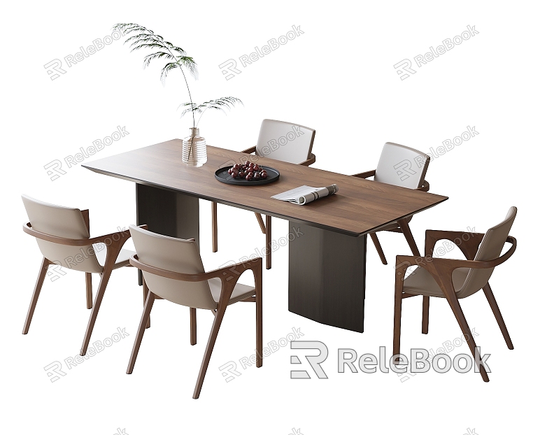 Modern Dining Table and Chair Combination Dining Chair Single Chair model