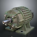Heavy Duty Industrial Electric Motor With Metal Casing Bolted Base And Heat Sink Structure