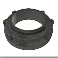Heavy Duty Industrial Metal Ring Equipment With Bolted Flange Structure