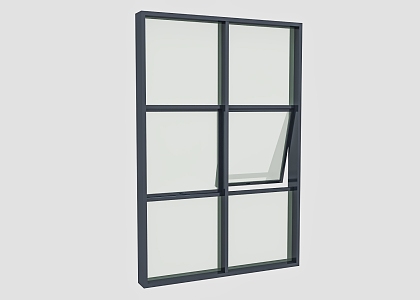 Floor-to-ceiling windows 3d model