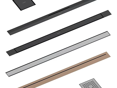 Various Colored Decorative Strips And Vent Cover For Home Improvement Projects 3d model