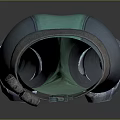 Tactical Utility Pants With Green And Gray Patched Design Waist Belt And Knee Pads