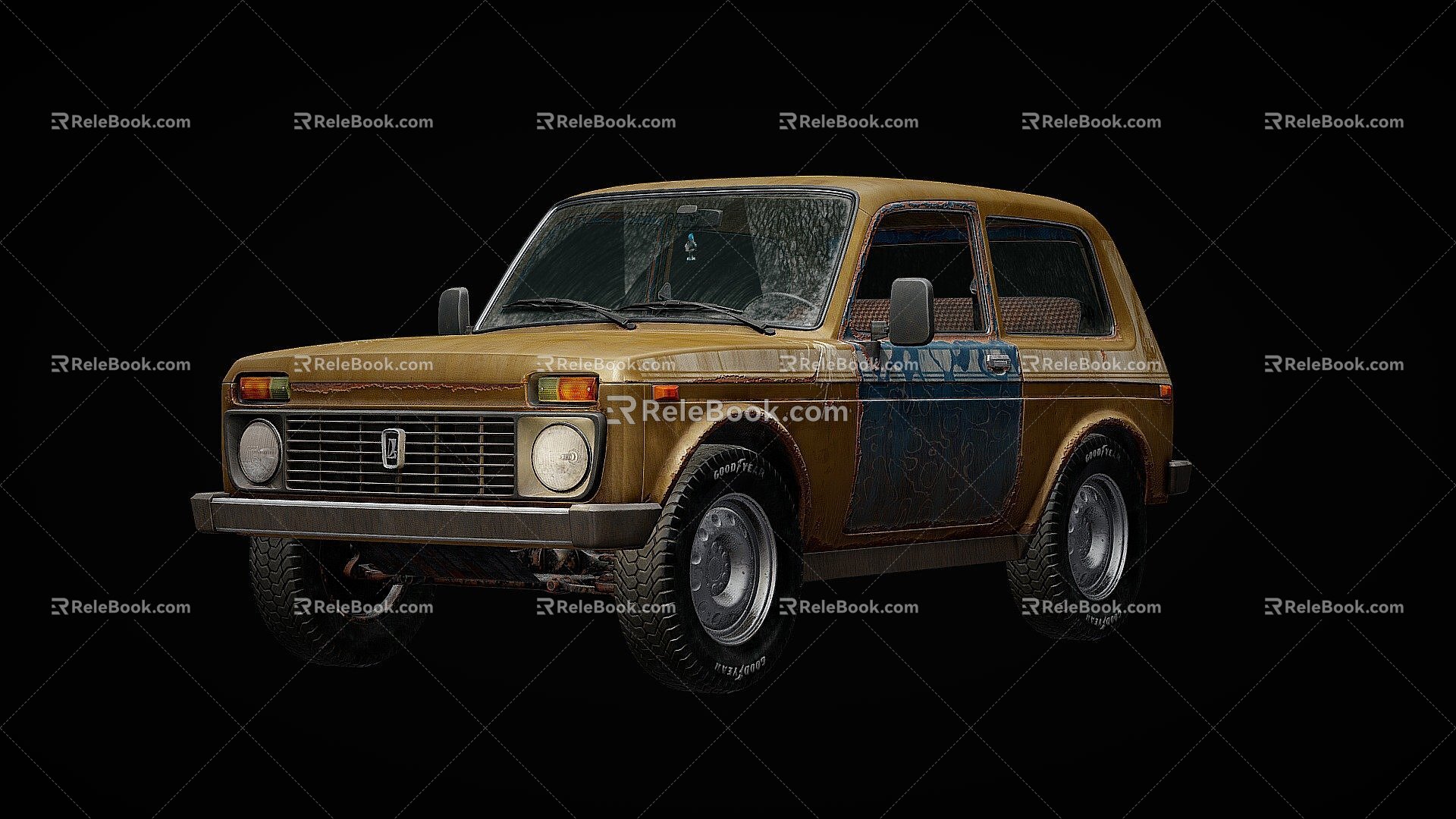 Rada Niva car 3d model