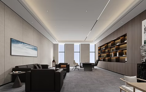 Modern Manager's Office 3d model