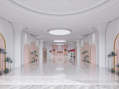 Ballroom 3d model