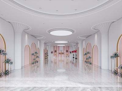 Ballroom 3d model