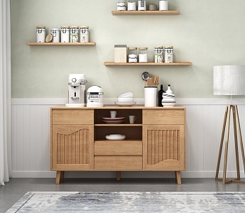 Nordic Sideboard Series Sideboard 3d model