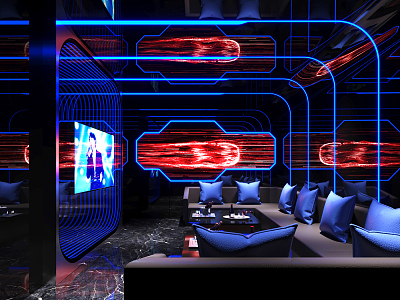 Modern KTV Room model