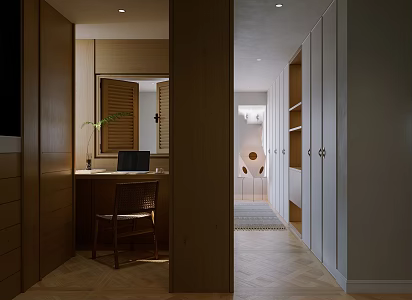 Modern Cloakroom 3d model