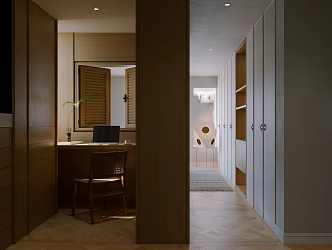 Modern Cloakroom 3d model