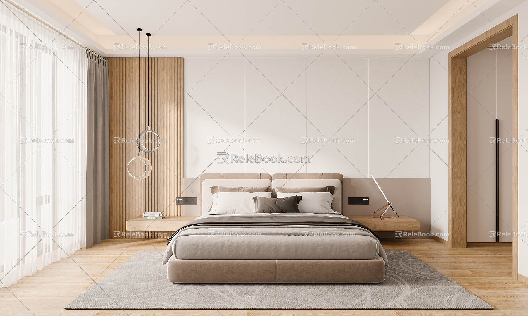 Modern Bedroom 3d model