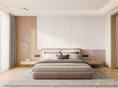 Modern Bedroom 3d model