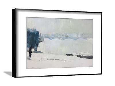 Modern abstract painting simple blue living room abstract decorative painting model