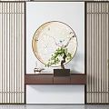 New Chinese Partition Entrance 3d model