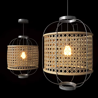 Quiet Wind Chandelier 3d model