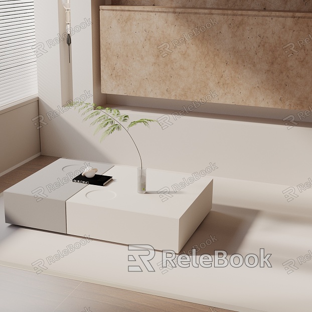 Modern coffee table model