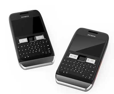 Modern mobile phones Nokia mobile phones 3d model Modern mobile phones Nokia mobile phones 3d model