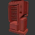 Sci-fi Vending Machine Vending Machine Vending Container 3d model