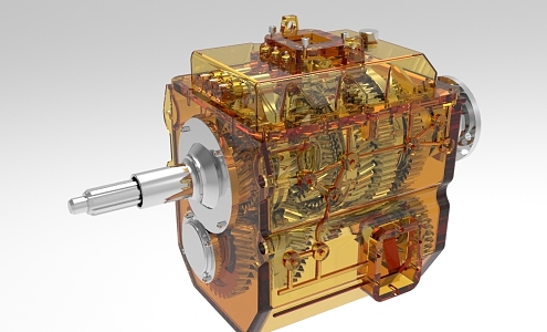 Industrial gearbox modeling display equipment 893 3d model