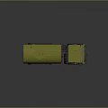 Yellow Tanker Truck 3D Model With Large Storage Tank And Vehicle Structure
