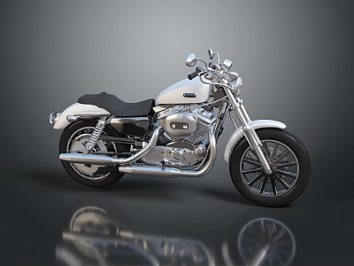 Motorcycle Two-wheeled Motorcycle Cross-country Motorcycle Road Race Motorcycle Motor Vehicle Transport 3d model