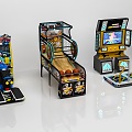 Amusement equipment game machine 3d model