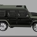 Army Green Off Road SUV With Roof Rack White Alloy Wheels And Rugged Design