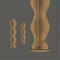 Wind floor lamp 3d model