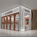 Light Luxury Jewelry Store 3d model