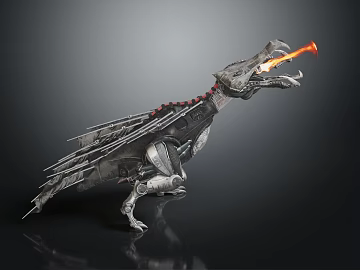 Modern Robot Mechanical Monster Machine Dinosaur Mechanical Dinosaur (ID:ggajh988657)