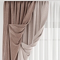 Modern Curtain Curtain Blinds Roman Window Curtain Fabric 3d model