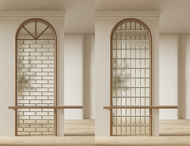 French glass brick 3d model