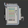 Pokemon Center Commercial Vending Machine With Display Window Colorful Items And Digital Screen