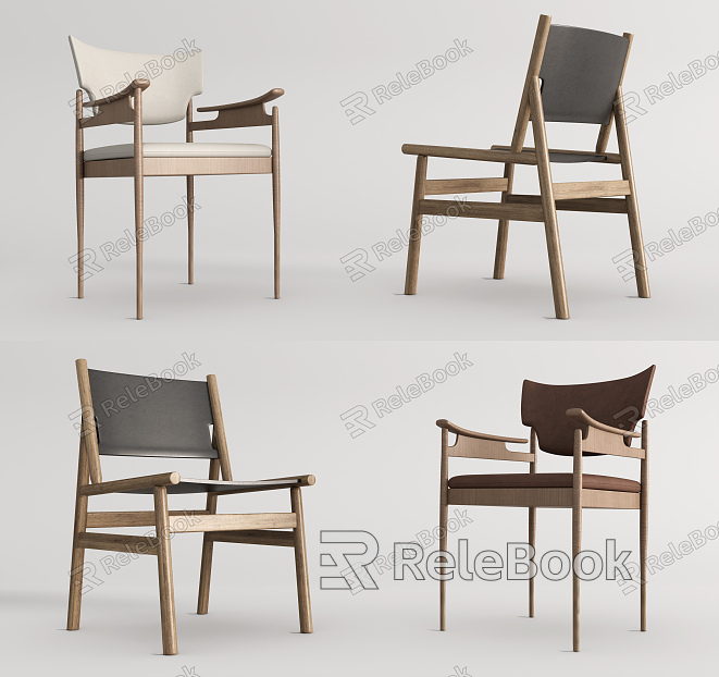 Nordic Dining Chair Dining Chair Combination model