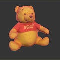 Muppet Bear Teddy Bear Toy Bear Muppet Toy Muppet Doll Doll Children's Toy 3d model