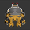 Modern Machine Mech Warrior Mech Soldier Machine Battleguard Mechanical Battleguard 3d model