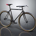 Modern Bicycle Mountain Bike 3d model