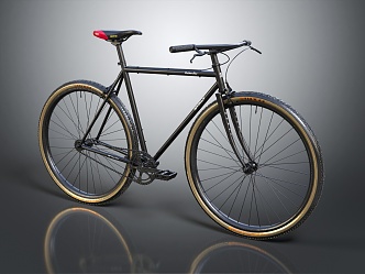 Modern Bicycle Mountain Bike 3d model