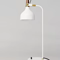 Elegant Modern White Floor Lamp With Conical Shade And Slim Pole Design For Minimalist Interiors