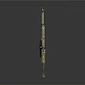 Tan Tactical Assault Rifle Featuring Black Magazine And 3D Rendered Design