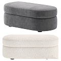 Modern sofa stool cloth plastic modern trend 3d model