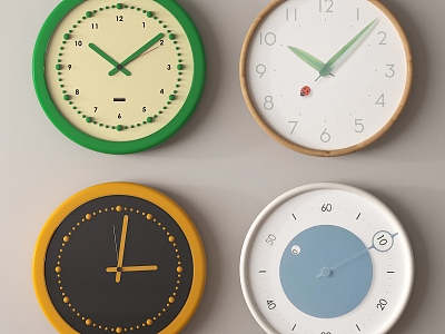 Modern clock wall clock model