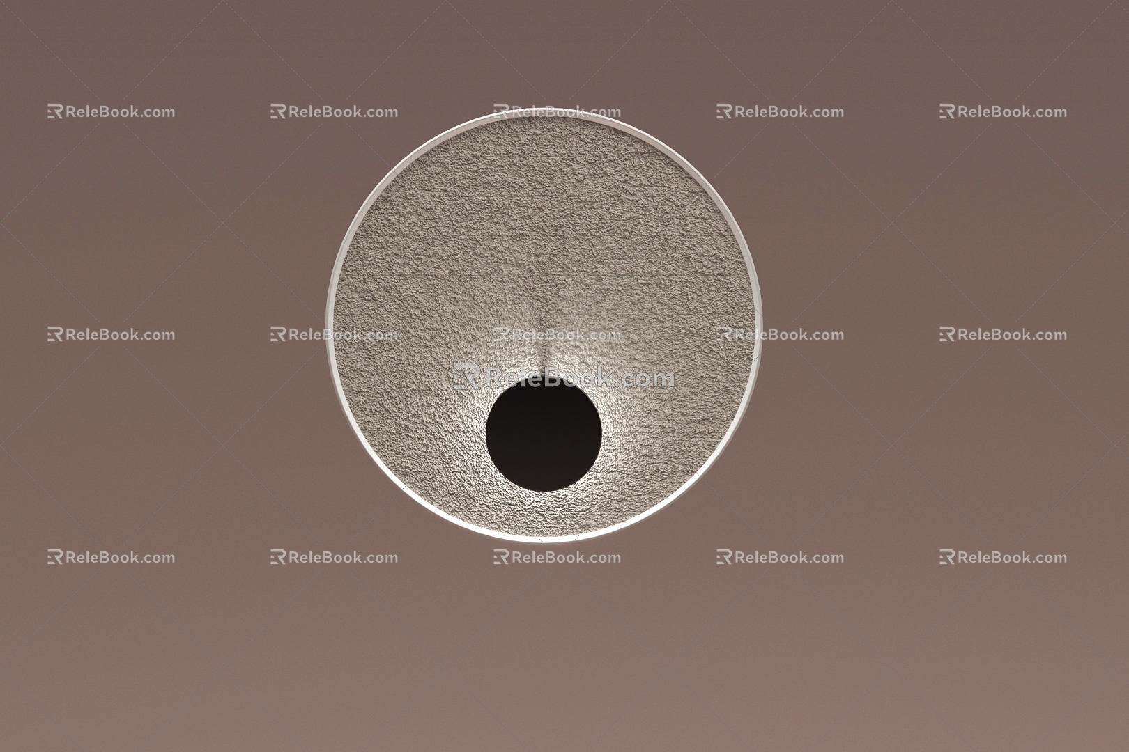 Circular eclipse wall lamp 3d model