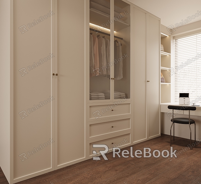 Middle style cloakroom model