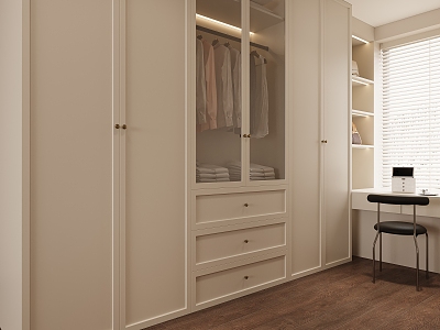 Middle style cloakroom model