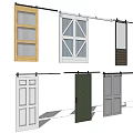 Sliding Barn Doors Featuring Various Styles Wooden Glass And Color Designs