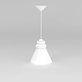 Minimalist White Pendant Light With Conical Shade And Simple Design For Modern Interiors