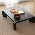 Middle Ancient Style Coffee Table Square Coffee Table Solid Wood Coffee Table 3d model