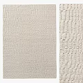 Modern Square Carpet Lamb Fleece Carpet Cream Wind Carpet 3d model