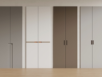 Cabinet door panel wardrobe door 3d model